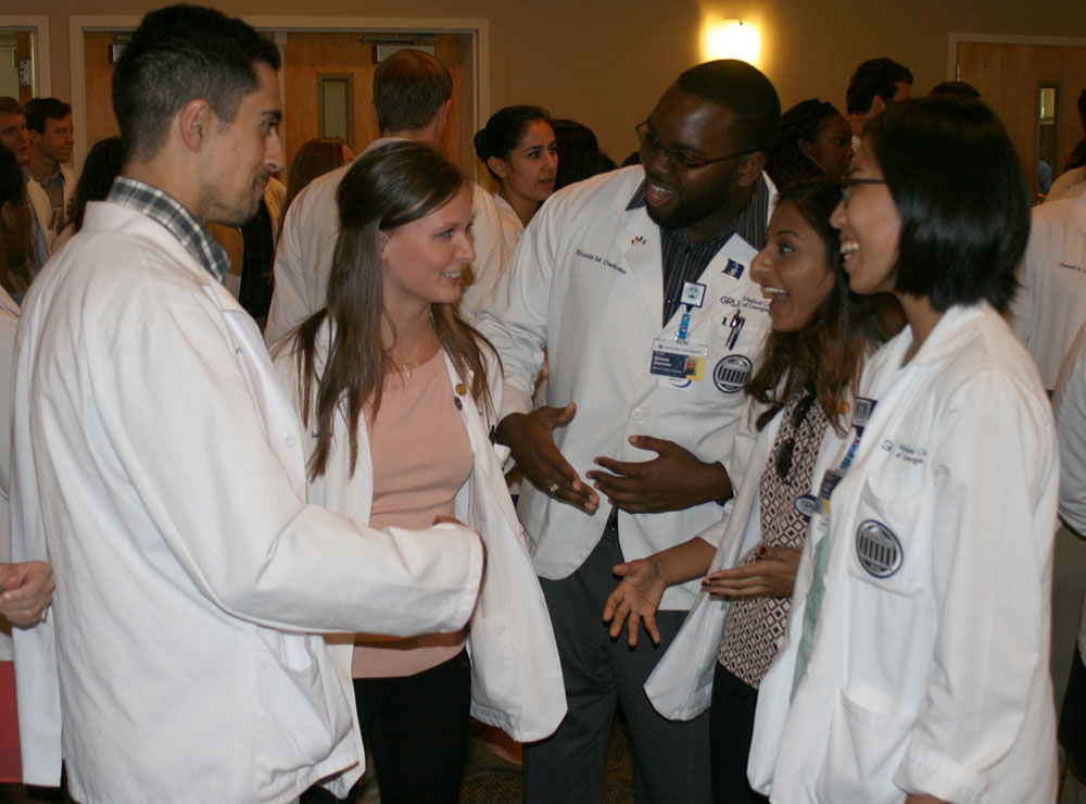 Medical students visit